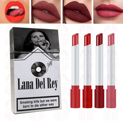 Lana Del Rey Lipstick Set, Personalized Christmas Gifts, Lana Del Rey Poster Cigarette Box