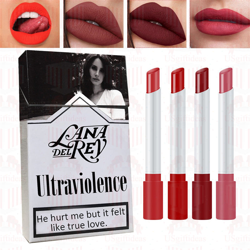 Lana Del Rey Lipstick Matte Glossy Tube Lipstick 24 Hour Lasting Lip Tint