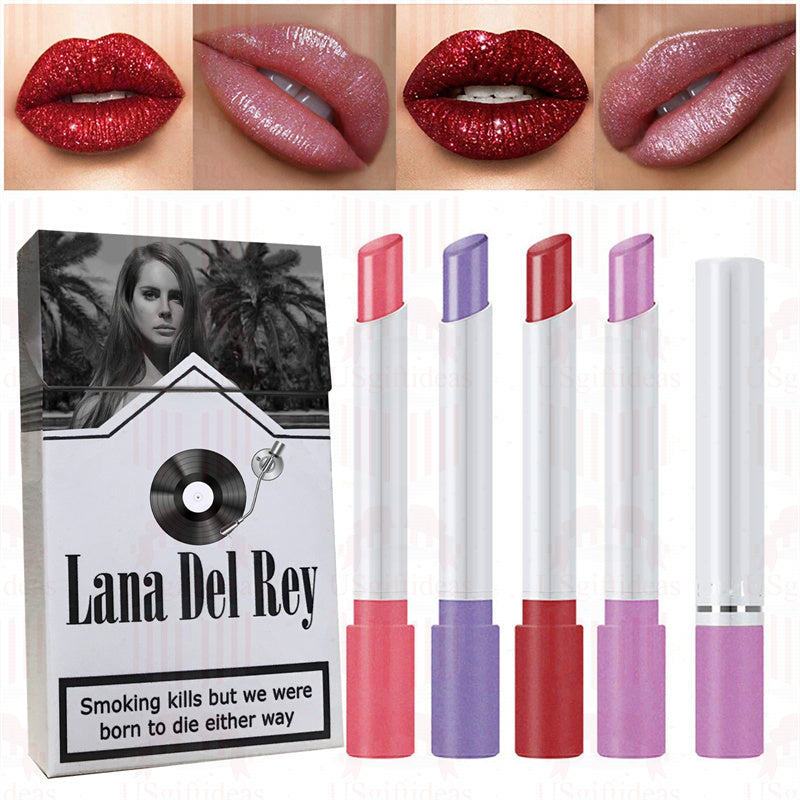 Lana Del Rey Lipstick Set, Personalized Christmas Gifts, Lana Del Rey Poster Cigarette Box