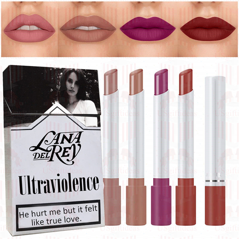 Lana Del Rey Lipstick Matte Glossy Tube Lipstick 24 Hour Lasting Lip Tint