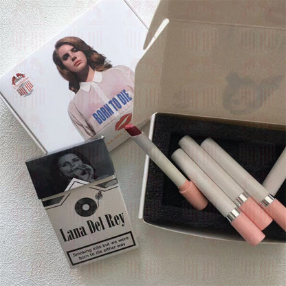 Lana Del Rey Lipstick Set, Personalized Christmas Gifts, Lana Del Rey Poster Cigarette Box