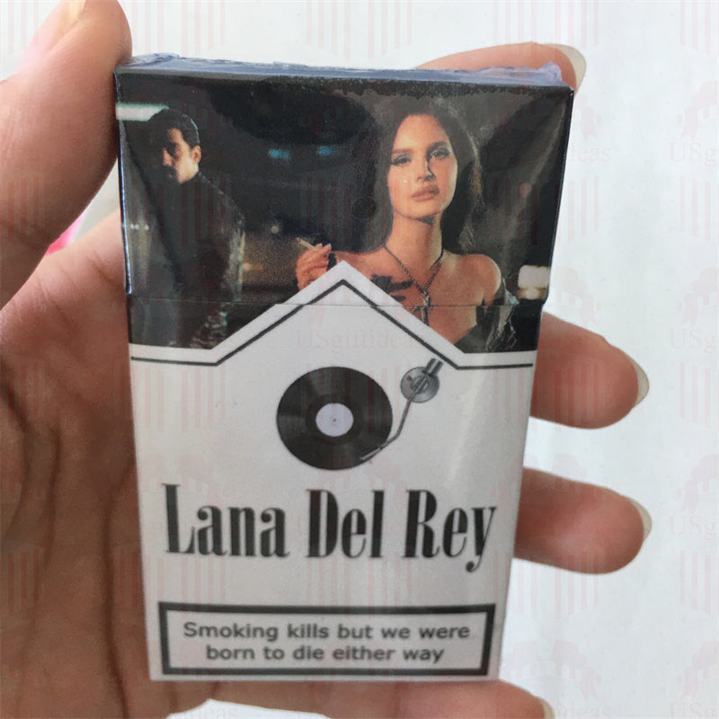 Lana Del Rey Lipstick Set, Personalized Christmas Gifts, Lana Del Rey Poster Cigarette Box