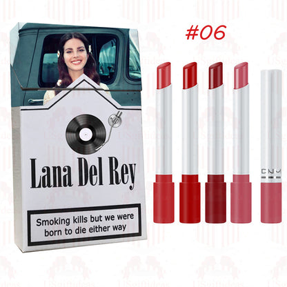 Lana Del Rey Lipstick Set, Personalized Christmas Gifts, Lana Del Rey Poster Cigarette Box