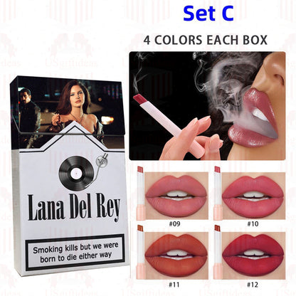 Lana Del Rey Lipstick Set, Personalized Christmas Gifts, Lana Del Rey Poster Cigarette Box