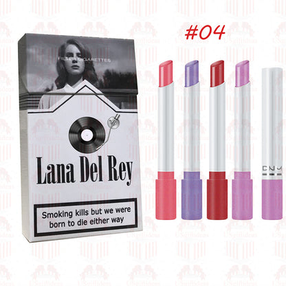 Lana Del Rey Lipstick Set, Personalized Christmas Gifts, Lana Del Rey Poster Cigarette Box