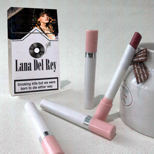 Lana Del Rey Lipstick Set, Personalized Christmas Gifts, Lana Del Rey Poster Cigarette Box