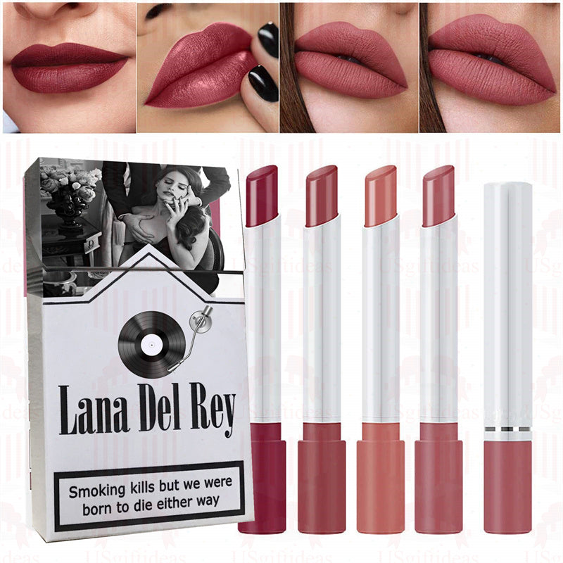 Lana Del Rey Lipstick Set, Personalized Christmas Gifts, Lana Del Rey Poster Cigarette Box