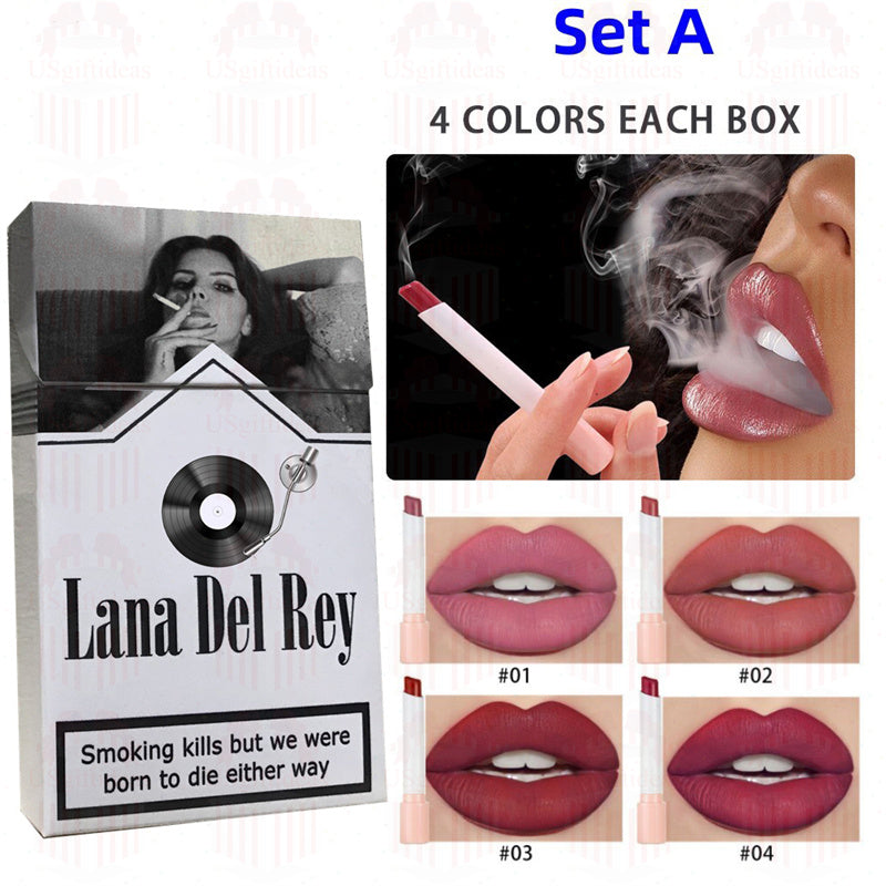 Lana Del Rey Lipstick Set, Personalized Christmas Gifts, Lana Del Rey Poster Cigarette Box