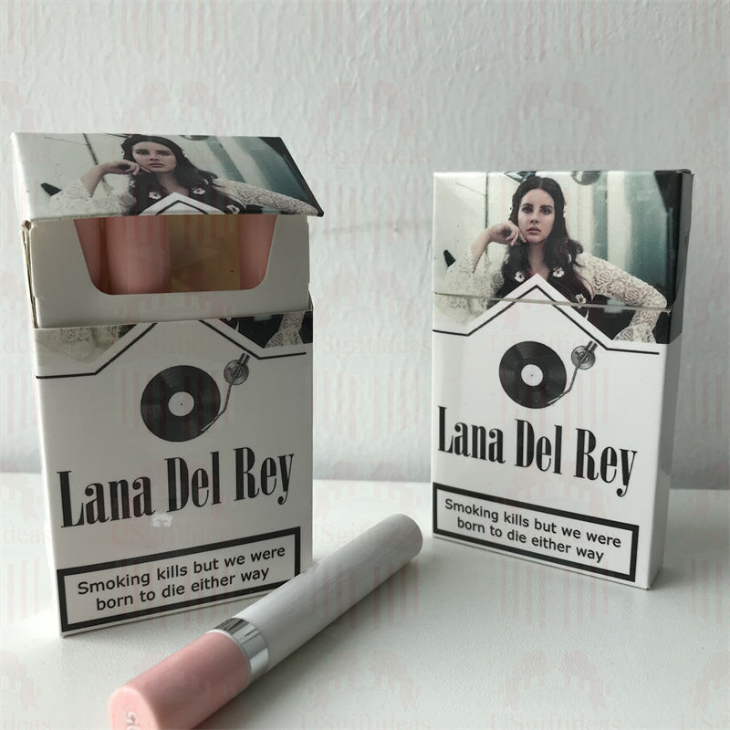 Lana Del Rey Lipstick Set, Personalized Christmas Gifts, Lana Del Rey Poster Cigarette Box