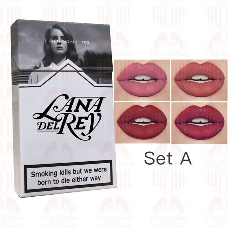 Lana Del Rey Lipstick Matte Glossy Tube Lipstick 24 Hour Lasting Lip Tint