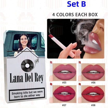 Lana Del Rey Lipstick Set, Personalized Christmas Gifts, Lana Del Rey Poster Cigarette Box