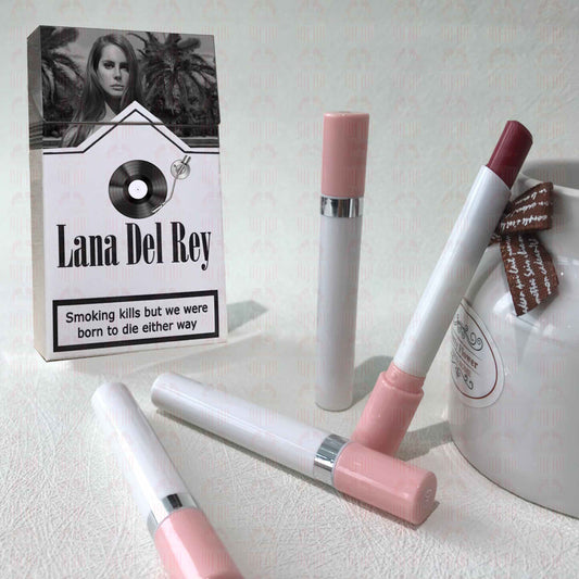 Lana Del Rey Lipstick Set, Personalized Christmas Gifts, Lana Del Rey Poster Cigarette Box