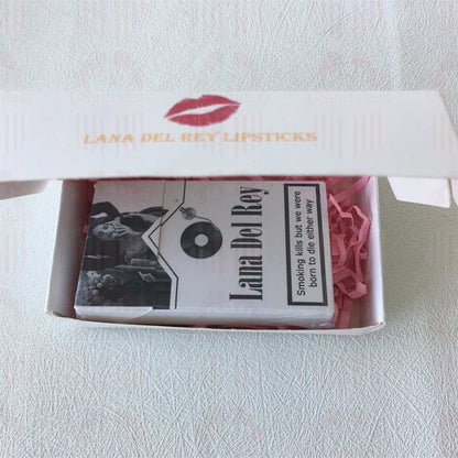 Lana Del Rey Lipstick Set, Personalized Christmas Gifts, Lana Del Rey Poster Cigarette Box