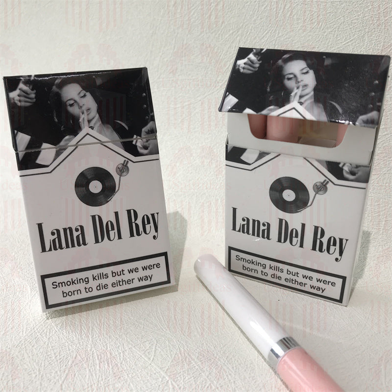 Lana Del Rey Lipstick Set, Personalized Christmas Gifts, Lana Del Rey Poster Cigarette Box