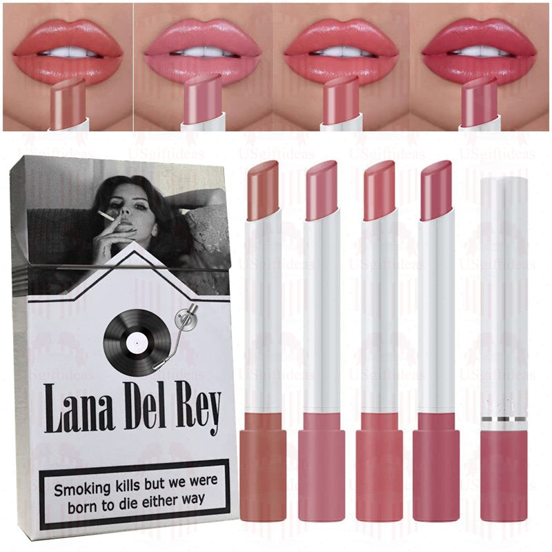 Lana Del Rey Lipstick Set, Personalized Christmas Gifts, Lana Del Rey Poster Cigarette Box