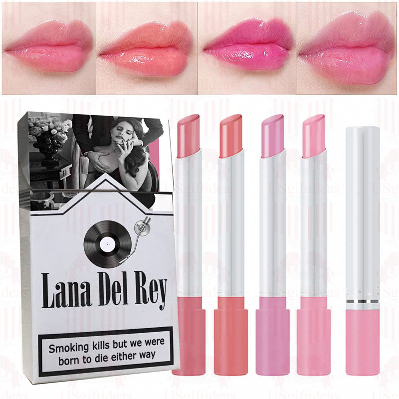 Lana Del Rey Lipstick Set, Personalized Christmas Gifts, Lana Del Rey Poster Cigarette Box