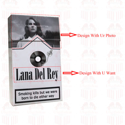 Lana Del Rey Lipstick Set, Personalized Christmas Gifts, Lana Del Rey Poster Cigarette Box