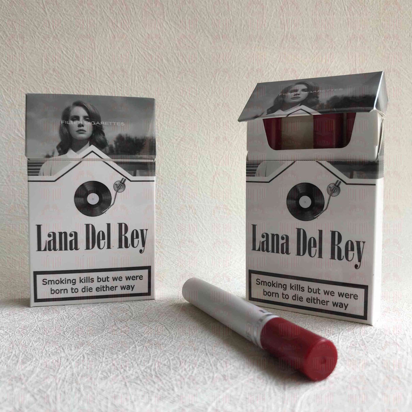 Lana Del Rey Lipstick Set, Personalized Christmas Gifts, Lana Del Rey Poster Cigarette Box