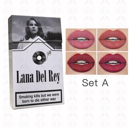 Lana Del Rey Lipstick Set, Personalized Christmas Gifts, Lana Del Rey Poster Cigarette Box