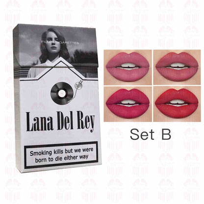 Lana Del Rey Lipstick Set, Personalized Christmas Gifts, Lana Del Rey Poster Cigarette Box