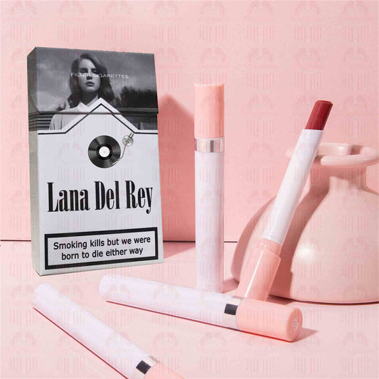 Lana Del Rey Lipstick Set, Personalized Christmas Gifts, Lana Del Rey Poster Cigarette Box