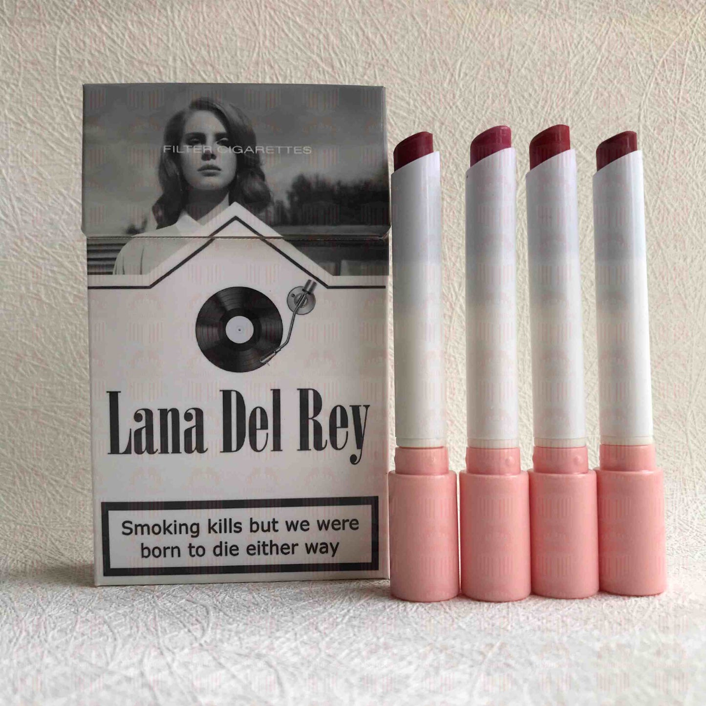 Lana Del Rey Lipstick Set, Personalized Christmas Gifts, Lana Del Rey Poster Cigarette Box