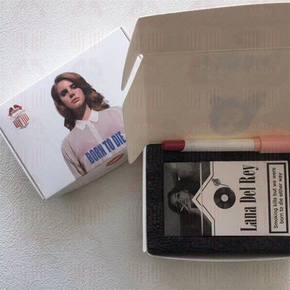 Lana Del Rey Lipstick Set, Personalized Christmas Gifts, Lana Del Rey Poster Cigarette Box