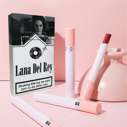 Lana Del Rey Lipstick Set With Lana Del Rey Poster Cigarette Box Personalized Christmas Gifts,