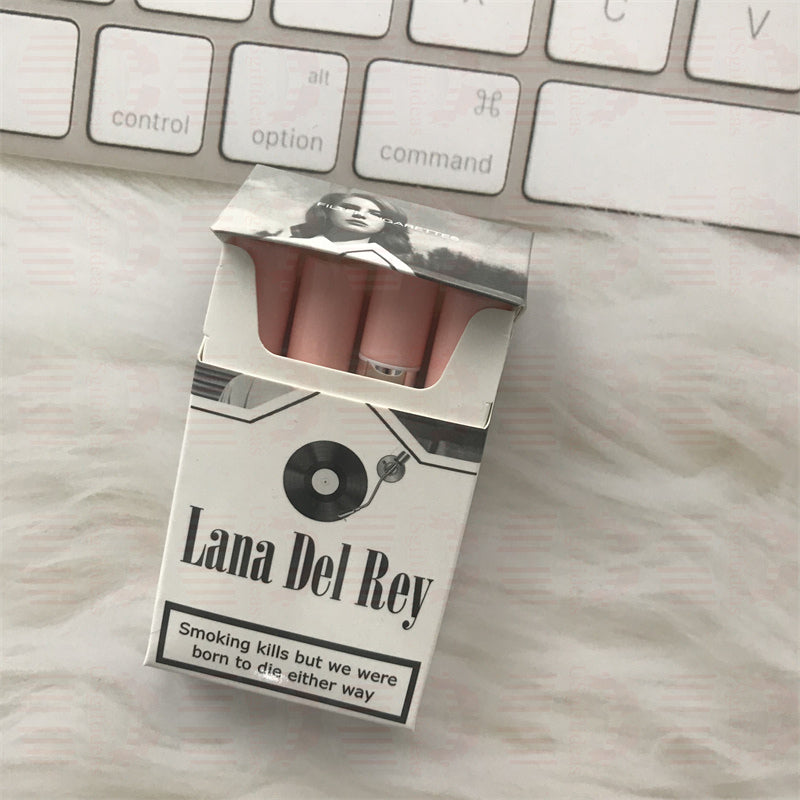 Lana Del Rey Lipstick Set, Personalized Christmas Gifts, Lana Del Rey Poster Cigarette Box