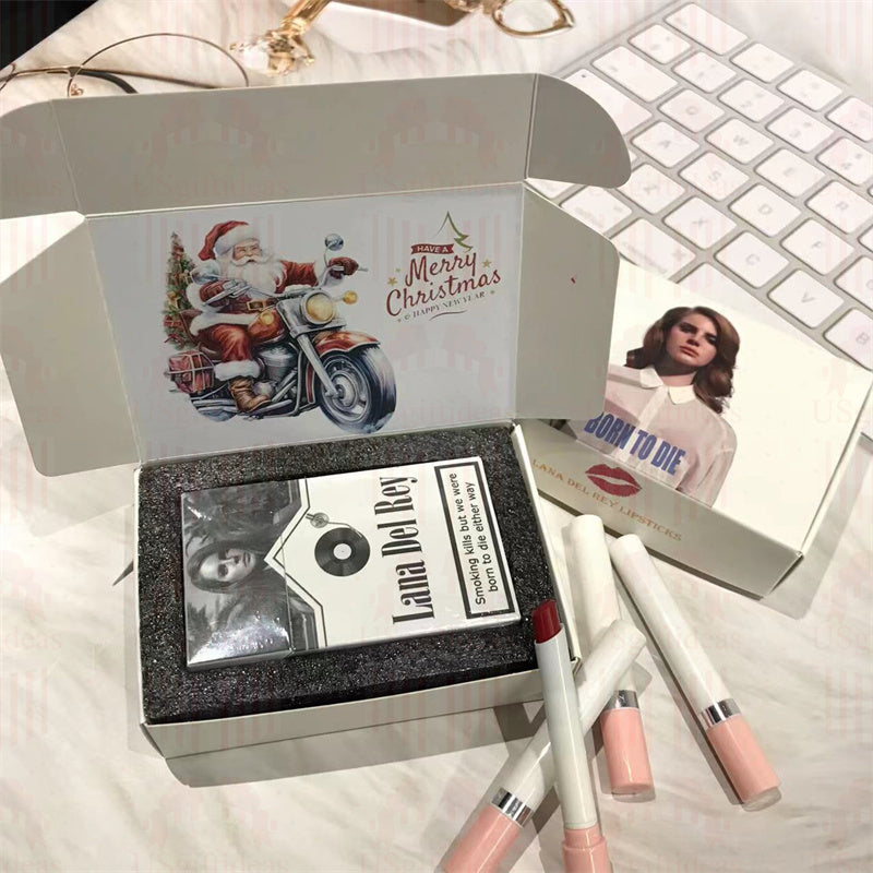 Lana Del Rey Lipstick Set, Personalized Christmas Gifts, Lana Del Rey Poster Cigarette Box