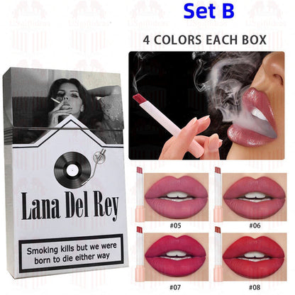 Lana Del Rey Lipstick Set, Personalized Christmas Gifts, Lana Del Rey Poster Cigarette Box