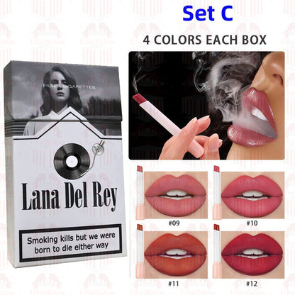 Lana Del Rey Lipstick Set, Personalized Christmas Gifts, Lana Del Rey Poster Cigarette Box