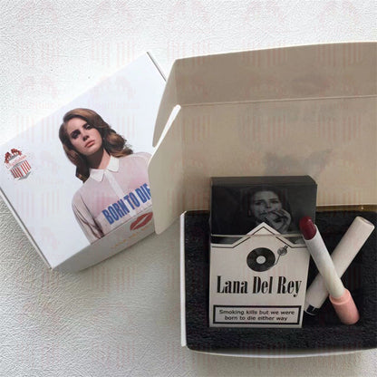 Lana Del Rey Lipstick Set, Personalized Christmas Gifts, Lana Del Rey Poster Cigarette Box