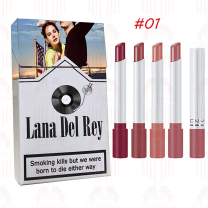 Lana Del Rey Lipstick Set, Personalized Christmas Gifts, Lana Del Rey Poster Cigarette Box