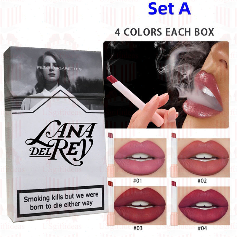 Lana Del Rey Lipstick Matte Glossy Tube Lipstick 24 Hour Lasting Lip Tint