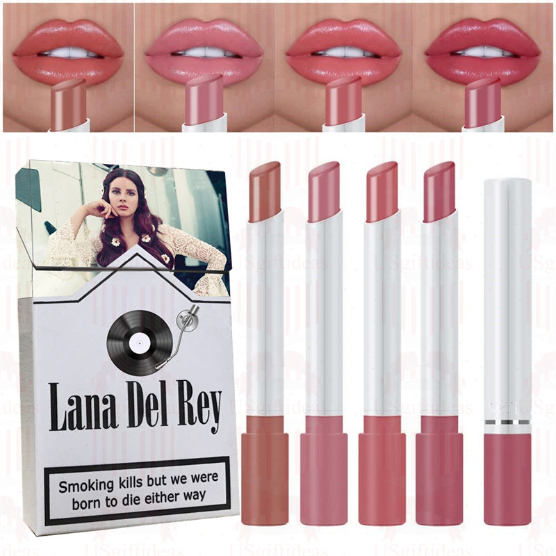 Lana Del Rey Lipstick Set, Personalized Christmas Gifts, Lana Del Rey Poster Cigarette Box