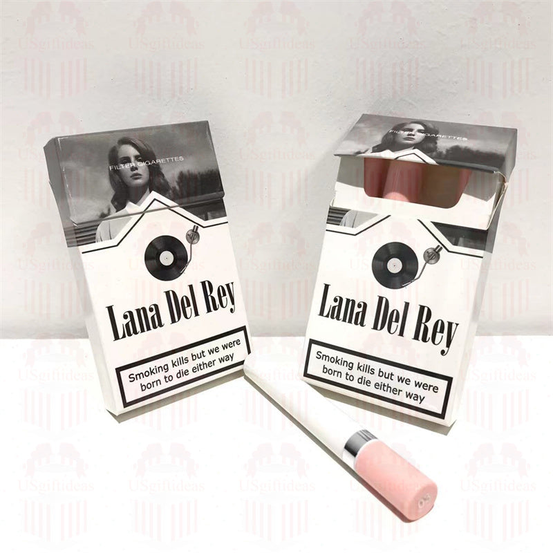 Lana Del Rey Lipstick Set, Personalized Christmas Gifts, Lana Del Rey Poster Cigarette Box