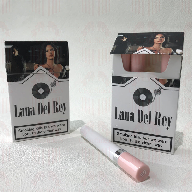 Lana Del Rey Lipstick Set, Personalized Christmas Gifts, Lana Del Rey Poster Cigarette Box