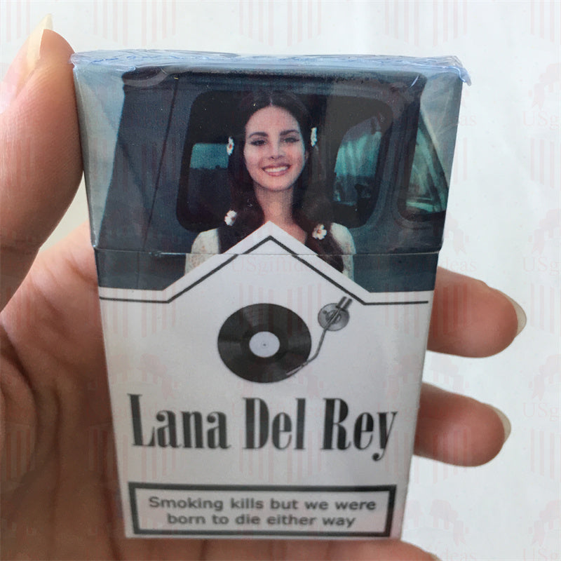 Lana Del Rey Lipstick Set, Personalized Christmas Gifts, Lana Del Rey Poster Cigarette Box