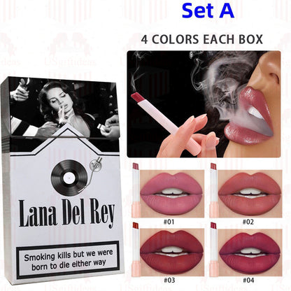 Lana Del Rey Lipstick Set, Personalized Christmas Gifts, Lana Del Rey Poster Cigarette Box