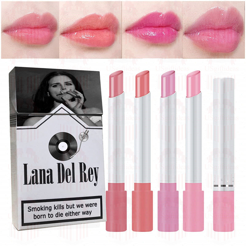 Lana Del Rey Lipstick Set, Personalized Christmas Gifts, Lana Del Rey Poster Cigarette Box