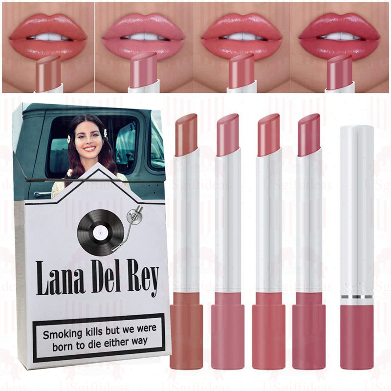 Lana Del Rey Lipstick Set, Personalized Christmas Gifts, Lana Del Rey Poster Cigarette Box