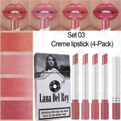 Lana Del Rey Lipstick Set, Personalized Christmas Gifts, Lana Del Rey Poster Cigarette Box