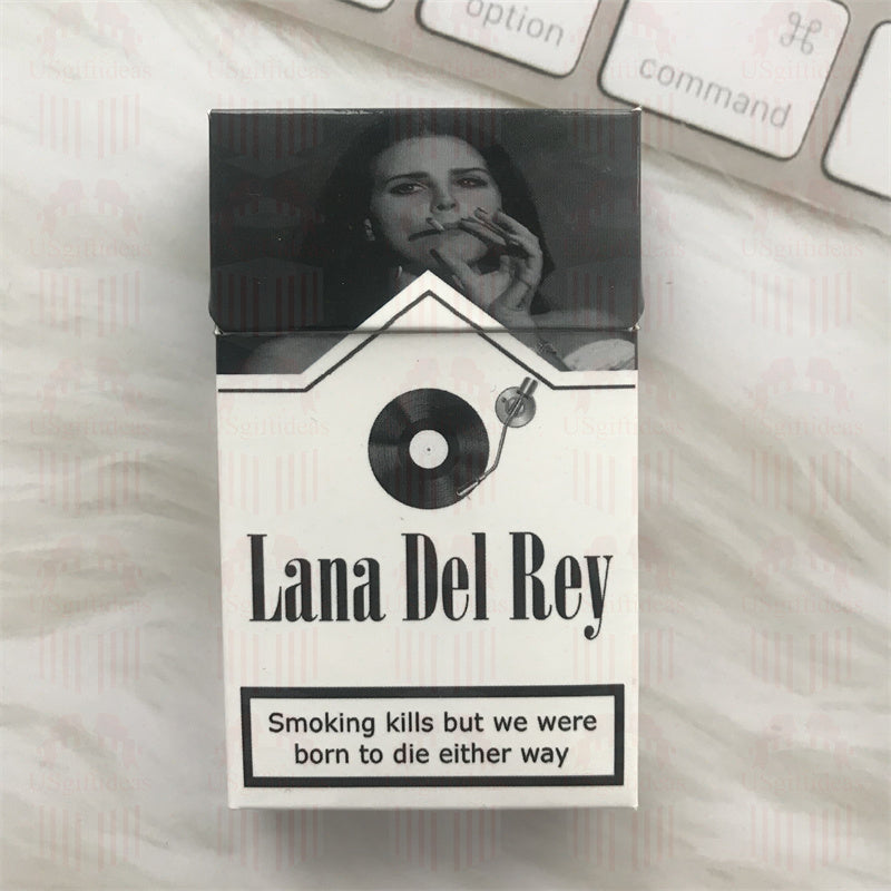 Lana Del Rey Lipstick Set, Personalized Christmas Gifts, Lana Del Rey Poster Cigarette Box