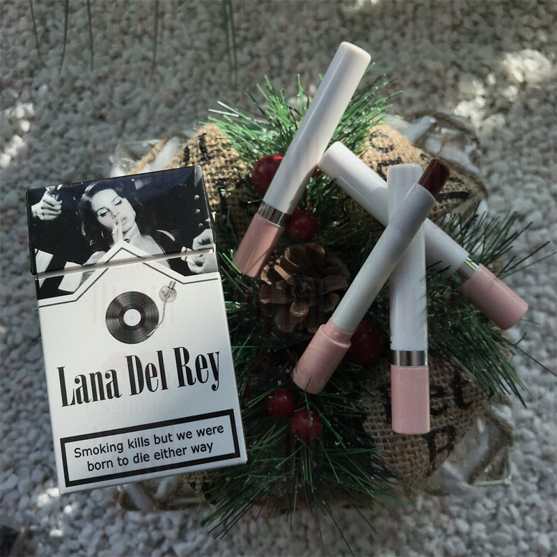 Lana Del Rey Lipstick Set, Personalized Christmas Gifts, Lana Del Rey Poster Cigarette Box