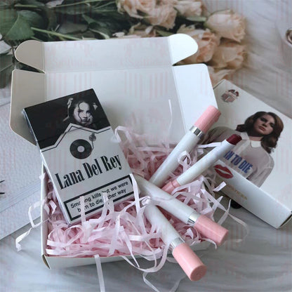 Lana Del Rey Lipsticks Set Lana Del Rey Poster Box