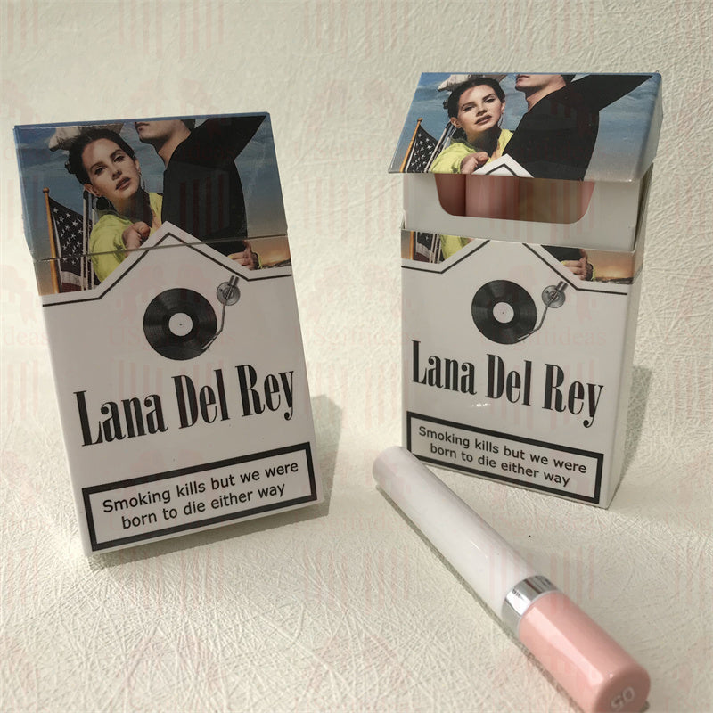 Lana Del Rey Lipstick Set, Personalized Christmas Gifts, Lana Del Rey Poster Cigarette Box