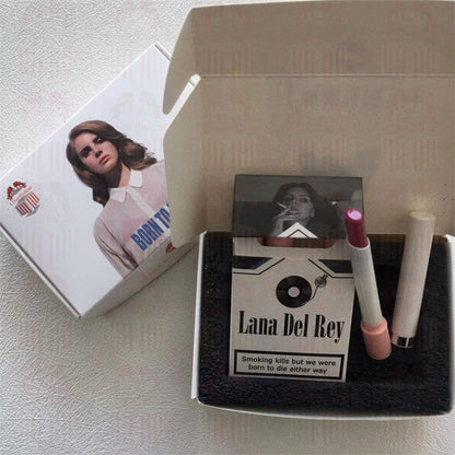 Lana Del Rey Lipstick Set, Personalized Christmas Gifts, Lana Del Rey Poster Cigarette Box