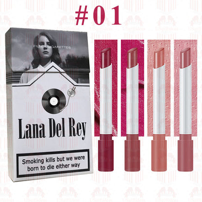 Lana Del Rey Lipstick Set, Personalized Christmas Gifts, Lana Del Rey Poster Cigarette Box