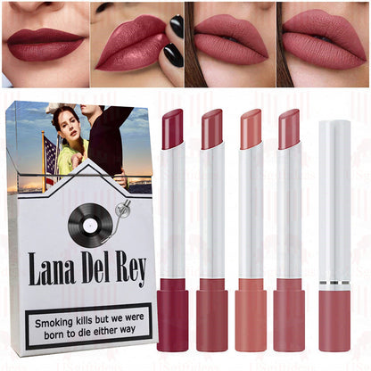 Lana Del Rey Lipstick Set, Personalized Christmas Gifts, Lana Del Rey Poster Cigarette Box